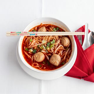 Thai Beef Ball Noodle Soup