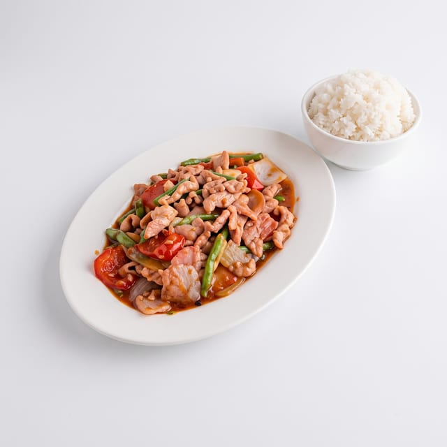 Cashew Chicken.