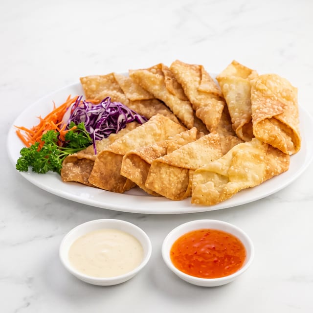 Crispy Wonton Chips.