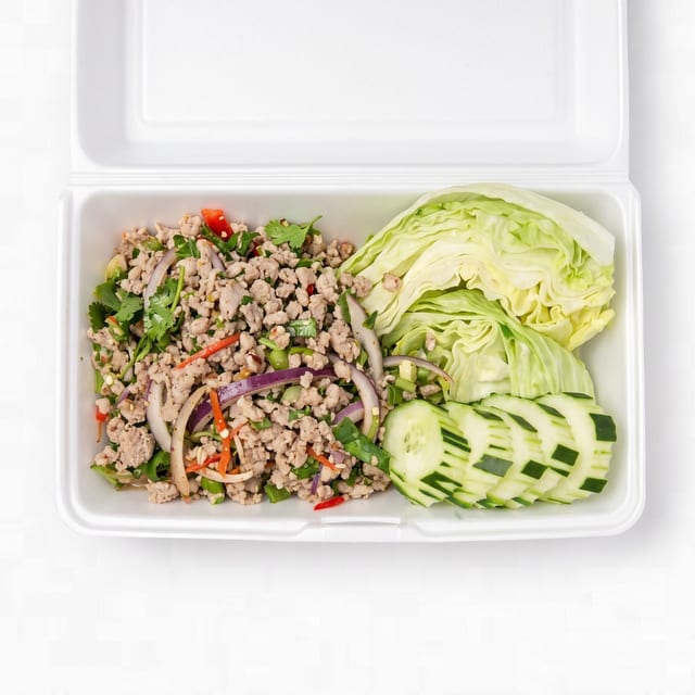 Thai Larb Pork Salad - ลาบ หมู.