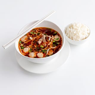 Certified Angus Beef and Beef Ball Soup - เกาเหลา ลูกชิ้น เนื้อสด