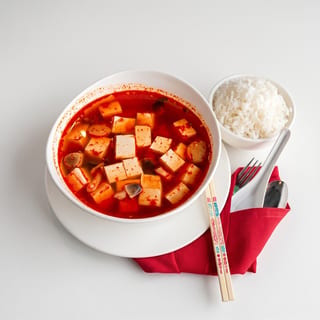 Tom Yum Tofu Soup
