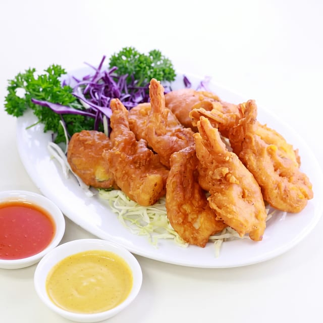 Fried Jumbo Shrimp.