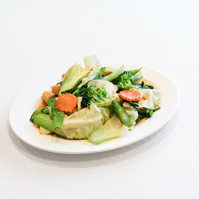 Steamed Mixed Vegetables.