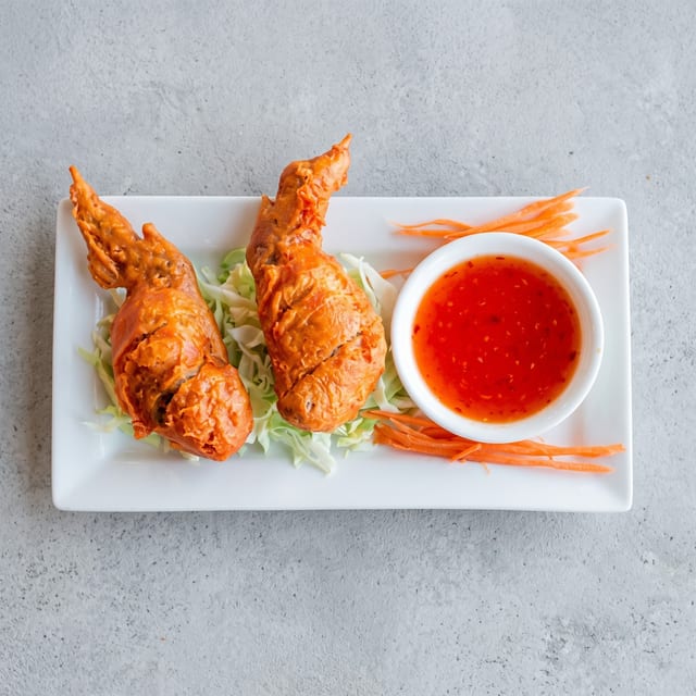 Thai Stuffed Fried Chicken Wings - ปีกไก่ยัดไส้.