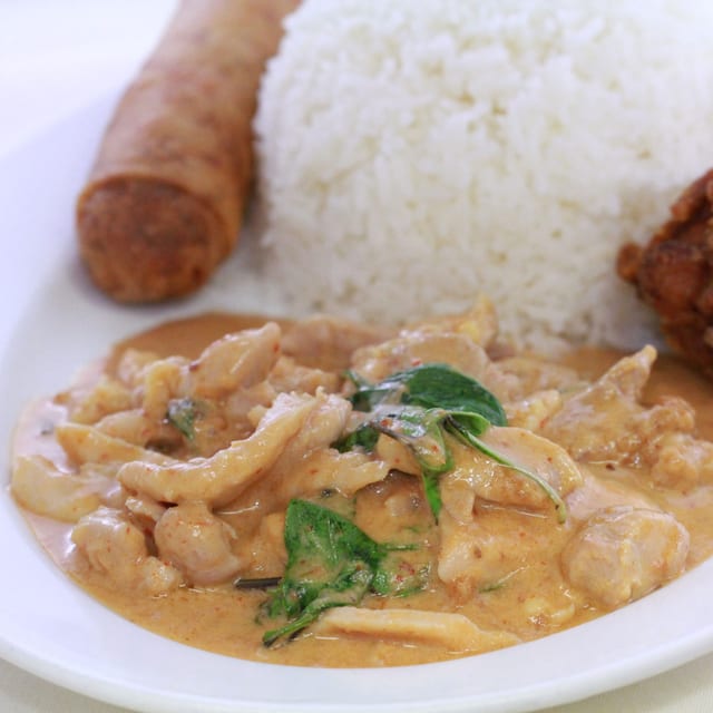 Chicken Panang Curry Special Lunch.