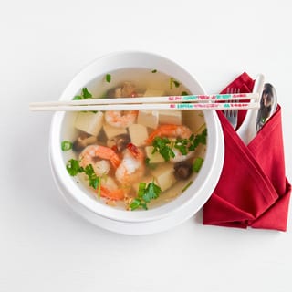 Jumbo Shrimp Tofu Soup