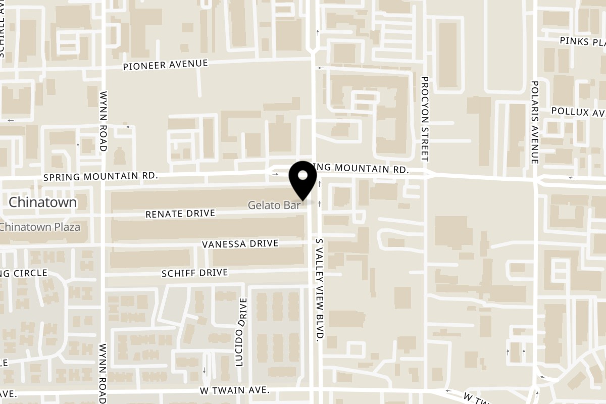 Map showing the location of Kung Fu Thai Express on 3517 S Valley View Blvd in Las Vegas